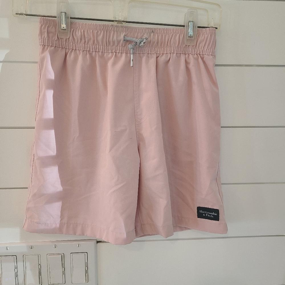 Abercrombie & Fitch Pink Swim Trunks
